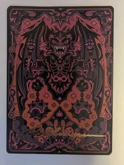 Bloodletter of Aclazotz Art Card (/81) (Gold-Stamped Signature) 61 - LCI MTG - Image 1