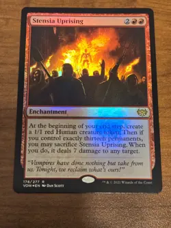 MTG Innistrad Crimson Vow - Stensia Uprising - VOW 178 - FOIL - Image 1