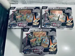 Pokemon Victini Illustration Collection Box Black Bolt White Flare, Lot of 3 - Image 1