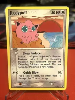 Jigglypuff 65/112 Common FireRed & LeafGreen Pokemon Lightly Played - Image 1