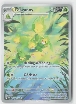 Leavanny 089/086 Illustration Rare White Flare Pokemon Near Mint - Image 1