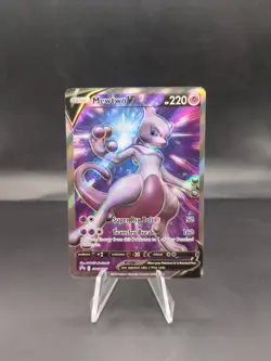 Pokemon TCG Sword & Shield - Mewtwo V Full Art - Black Star Promo #SWSH229 - Image 1