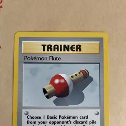 Pokemon Flute Base Set 4th Print 1999-2000 Near Mint 86/102 WOTC Vintage NM - Image 2