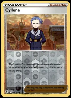 Cyllene 138/189 Uncommon Astral Radiance Pokemon Reverse Holo Near Mint - Image 1