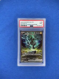 2025 POKEMON BLK EN-BLACK BOLT SPECIAL ILLUSTRATION RARE #166 ZEKROM EX PSA 9 - Image 1