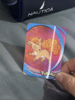 Pokemon Advanced Vulpix Ninetales Panini Lenticular Action Card 2004 - Image 1