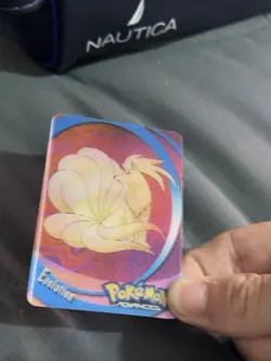 Pokemon Advanced Vulpix Ninetales Panini Lenticular Action Card 2004 - Image 2