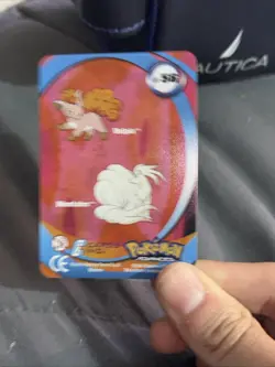 Pokemon Advanced Vulpix Ninetales Panini Lenticular Action Card 2004 - Image 3