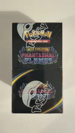 Pokemon PHANTASMAL FLAMES Half Booster Box (18 Packs) - Brand New Factory Sealed - Image 1