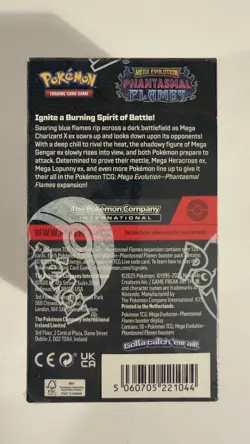 Pokemon PHANTASMAL FLAMES Half Booster Box (18 Packs) - Brand New Factory Sealed - Image 3