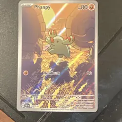 The Pokemon Company Phanpy 205/191 Sv08 Surging Sparks IR Holo EN Basic 80HP - Image 1