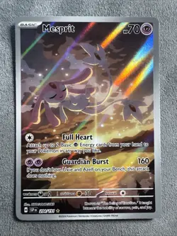Mesprit 204/191 Illustration Rare Holo Sv08: Surging Sparks Pokemon TCG - Image 1