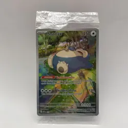 Snorlax SVP:051 - Scarlet & Violet 151 ETB Promo - SEALED New - Pokemon TCG - Image 1
