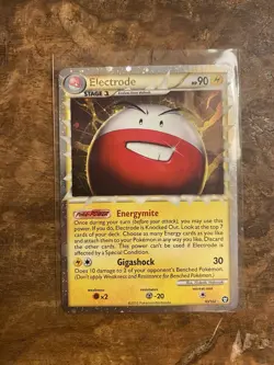 Pokemon TCG 2010 HeartGold & SoulSilver Electrode Prime Holo Ultra Rare - Image 1