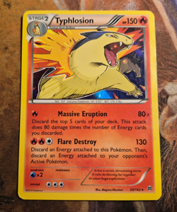 Typhlosion 20/162 XY BREAKthrough Holo Rare Stage 2 150 HP Pokemon TCG LP - Image 1