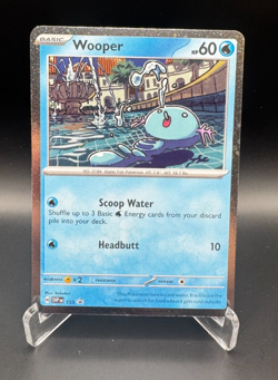 Wooper Cosmos Holo (155) - Scarlet Violet Black Star Promo - Pokemon TCG - NM - Image 1