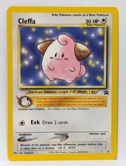 Pokemon Cleffa Black Star Promo #31 - Unplayed NM - Image 2