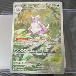 The Pokemon Company Pokemon TCG Nidoking 174/165 SV 151 Illustration Rare Holo - Image 1