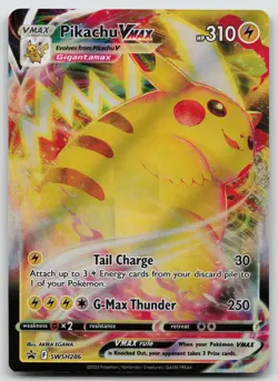 Pikachu VMAX SWSH286 Holo Promo Sword & Shield Promo Pokemon Holo Near Mint - Image 1
