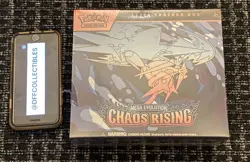 Pokemon Chaos Rising Elite Trainer Box Factory Sealed ETB - Small Tear - Image 1