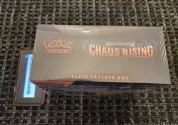 Pokemon Chaos Rising Elite Trainer Box Factory Sealed ETB - Small Tear - Image 5