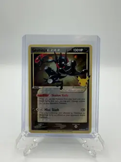 Pokemon TCG Greninja Gold Star SWSH144 25th Celebrations Promo NM Condition - Image 1