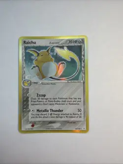 Pokemon Raichu Holon Phantoms Delta Species 15/110 Holo NM - Image 1