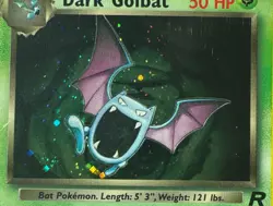 Dark Golbat 7/82 Team Rocket Unlimited LP Holo Rare Pokemon TCG Vintage 2000 - Image 2