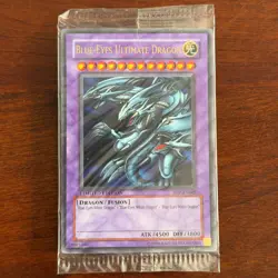 Blue Eyes Ultimate Dragon JMP-EN005 Ultra Rare Limited Edition Yugioh Card - Image 1