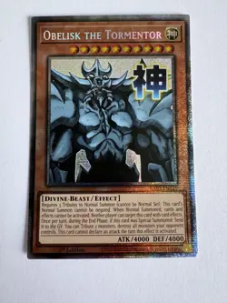 Obelisk the Tormentor 1st Edition Starlight Rare RA05-EN129 Yu-Gi-Oh! - Image 1