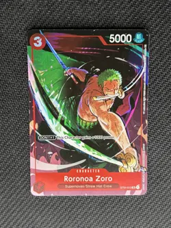 2023 One Piece TCG Roronoa Zoro #ST01-013 Gift Collection Promo SR - - Image 1