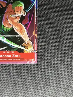 2023 One Piece TCG Roronoa Zoro #ST01-013 Gift Collection Promo SR - - Image 4
