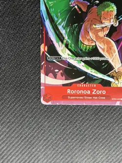 2023 One Piece TCG Roronoa Zoro #ST01-013 Gift Collection Promo SR - - Image 5