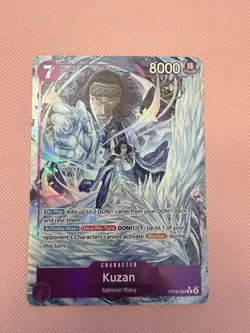 Kuzan Alternate Art OP16-063 One Piece Time of Battle ENGLISH - Image 1