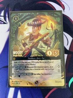 Lorcana Foil Woody - Jungle Guide Set Champs Top-8 Promo Wilds Unknown 54/P3 - Image 1
