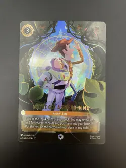 DISNEY LORCANA WILDS UNKNOWN You've Got A Friend In Me Enchanted 225/204 - Image 1