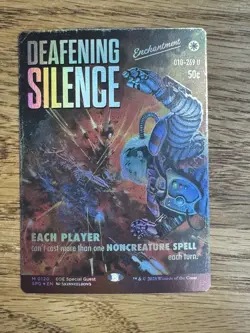 Deafening Silence (Showcase) -Foil Near Mint MTG Special Guests - Image 1