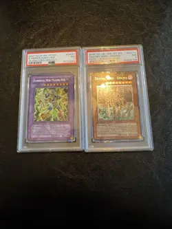 Yugioh Elemental Hero PSA Card Lot Ultimate Dogma And GLAS Plasma Vice - Image 1