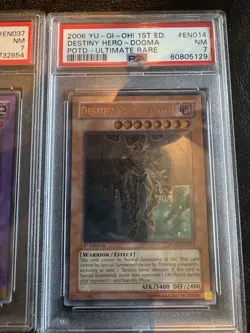 Yugioh Elemental Hero PSA Card Lot Ultimate Dogma And GLAS Plasma Vice - Image 3