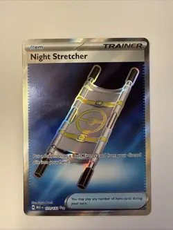 Night Stretcher 173/132 Ultra Rare 2025 Pokemon Mega Evolution Full Art Card NM - Image 1
