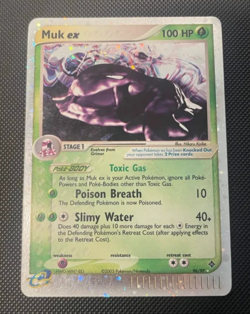 Muk ex 96/97 Holo Ultra Rare EX Dragon Pokemon Card - Image 1