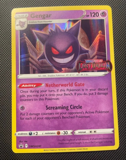 Gengar SWSH241 Lost Origin Prerelease Promo Stamped Pokemon Card - Image 1