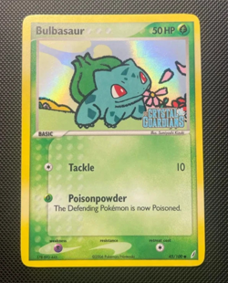 Bulbasaur 45/100 Reverse Holo Stamped EX Crystal Guardians Pokemon Card - Image 1