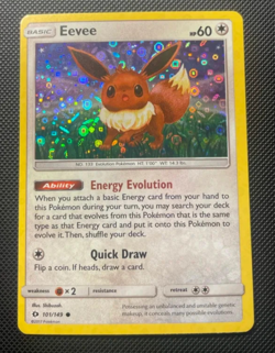 Eevee 101/149 Sequin Holo General Mills Promo 2017 Pokemon Card - Image 1