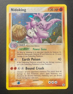 Nidoking 8/112 Holo Rare EX FireRed LeafGreen Pokemon Card - Image 1