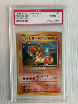 Charizard 1998 Japanese CD Promo Holo PSA 9 Pokemon TCG Card #6 - Image 1