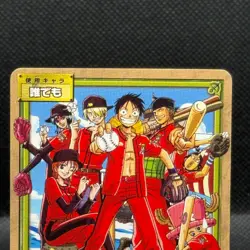 One Piece Card Game PA-W25 Japanese pirate Base ball Nami Luffy Zoro 2004 - Image 3