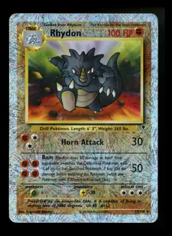 Rhydon 35/110 Legendary Collection 2002 Reverse Holo Vintage Pokemon Card - Image 1