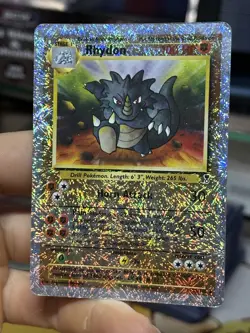 Rhydon 35/110 Legendary Collection 2002 Reverse Holo Vintage Pokemon Card - Image 4