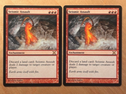 Magic the Gathering MTG 1x Seismic Assault 10th Edition LP - Image 1